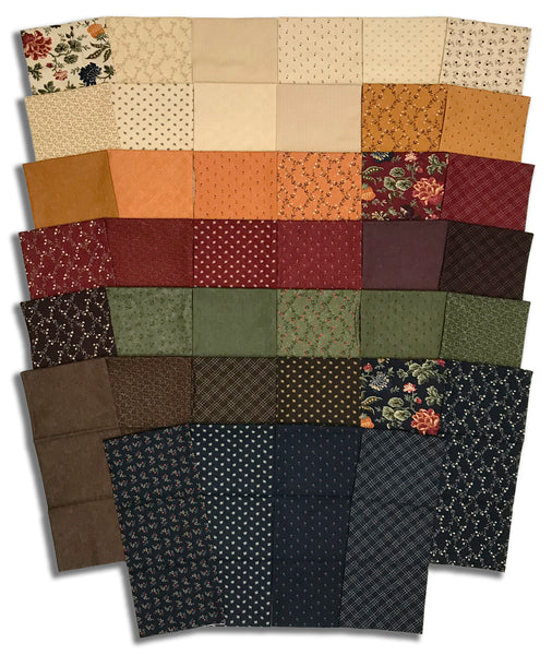 Matt's Pre-Cut Moda Kansas Troubles 40 Piece Half Yard Bundle - Quail Run