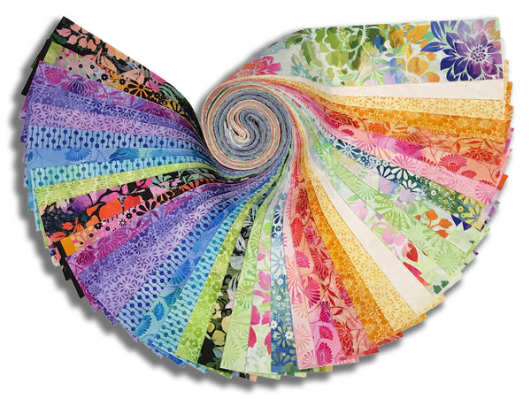 Matt's In The Beginning Pre-Cut 40 Piece 2 1/2" Strips Jelly Roll - Felicity