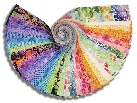 Matt's In The Beginning Pre-Cut 40 Piece 2 1/2" Strips Jelly Roll - Felicity