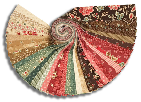 Matt's Andover Pre-Cut 40 Piece 2 1/2" Jelly Roll Strips - Always and Forever