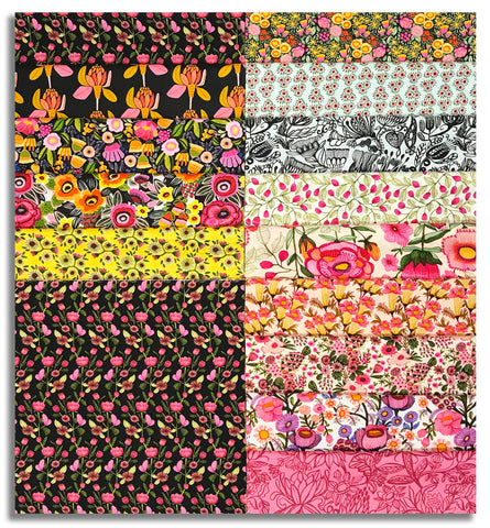 Matt's Free Spirit Pre-Cut 42 Piece 10" Layer Cake Squares  - Springtime Splendour