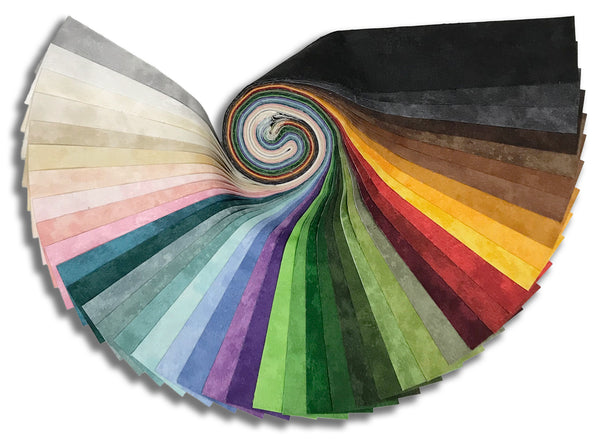 Matt's Northcott Pre-Cut 42 Piece 2 1/2" Jelly Roll Strips - Toscana