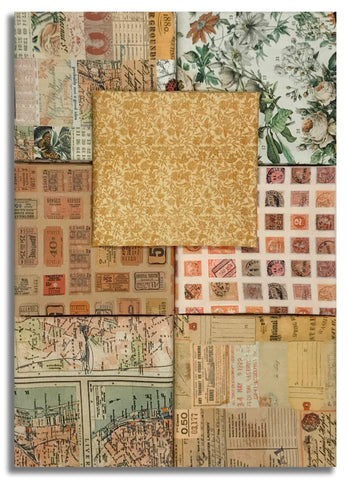 Matt's Free Spirit Pre-Cut 7 Piece Fat Quarter Bundle - Palette - Orange