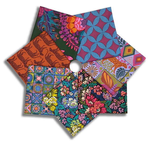 Matt's Northcott Pre-Cut 7 Piece Fat Quarter Bundle - Rhapsody