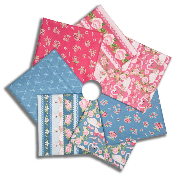 Matt's Poppie Cotton Pre-Cut 7 Piece Fat Quarter Bundle - Stolen Moments