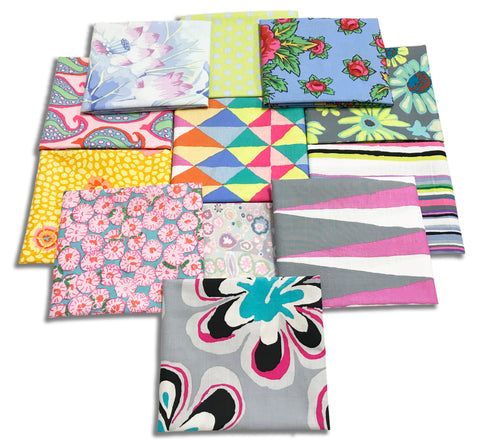 Matt's Pre-Cut Kaffe Fassett 7 Piece HALF YARD Bundle - MYSTERY - Soft