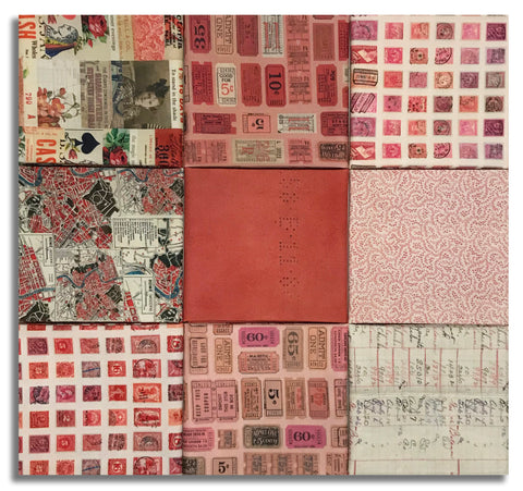 Matt's Free Spirit Pre-Cut 9 Piece Fat Quarter Bundle - Palette - Pink & Red