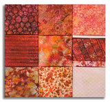 Matt's In The Beginning Pre-Cut 9 Piece Fat Quarter Bundle - Allure - Red