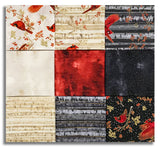 Matt's Hoffman Metallic Pre-Cut 9 Piece Fat Quarter Bundle - Berries & Birch