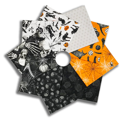 Matt's Studio E Pre-Cut 9 Piece Fat Quarter Bundle - Fear Factory