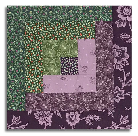 Andover Pre-Cut Log Cabin Table Runner Kit - Autumn Bouquet