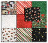 Matt's Windham Pre-Cut 10 Piece Fat Quarter Bundle - Meowy Christmas