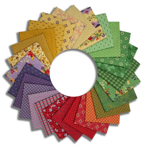 Matt's Riley Blake Pre-Cut 27 Piece Fat Quarter Bundle - Vera's Garden