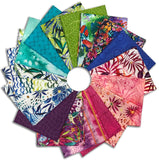 Matt cut-Moda Pre-Cut 18 Piece Fat Quarter Bundle - Coming Up Rainbow Roses