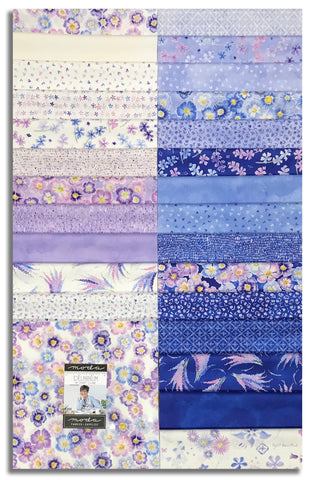 Moda Pre-Cut 42 Piece 10" Square Layer Cake - Delphinium