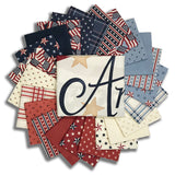 Moda Pre-Cut 24 Piece Fat Quarter Bundle With 24" PANEL - America 250 Years