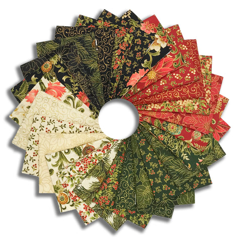 Moda Pre-Cut 26 Piece Fat Quarter Bundle - Merry Manor