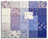 Moda Pre-Cut 26 Piece Fat Quarter Bundle - Delphinium