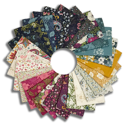 Moda Pre-Cut 26 Piece Fat Quarter Bundle - Chelsea Garden