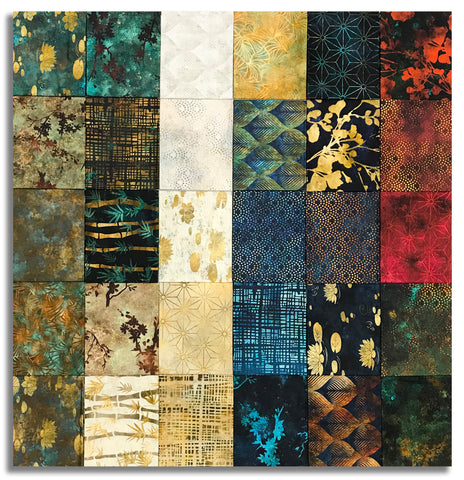 Moda Pre-Cut 30 Piece Fat Quarter Bundle - Tranquil Patina