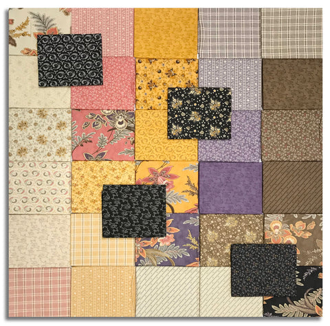 Moda Pre-Cut 34 Piece Fat Quarter Bundle - Wild Orchid