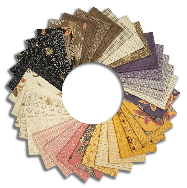 Moda Pre-Cut 34 Piece Fat Quarter Bundle - Wild Orchid