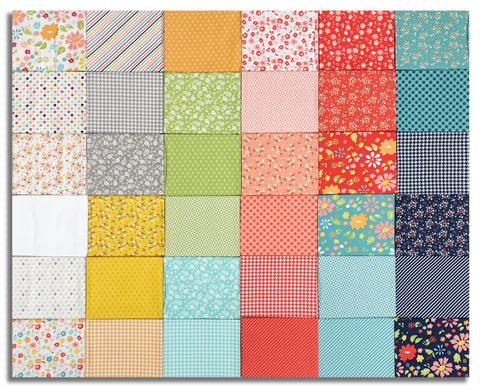 Moda Pre-Cut 36 Piece Fat Quarter Bundle - Delightfully Yours