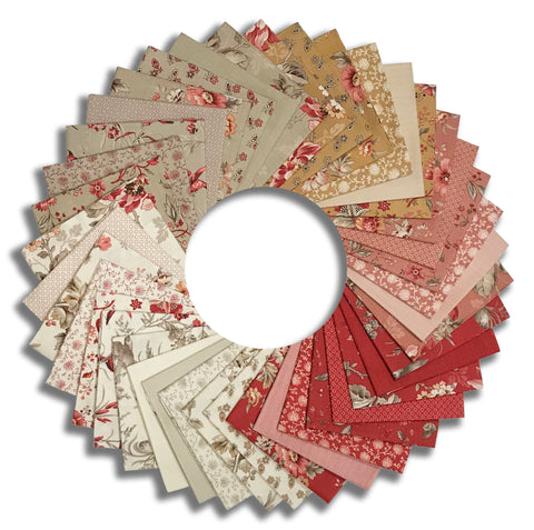 Moda - French General Pre-Cut 40 Piece Fat Quarter Bundle - Joie De Vivre