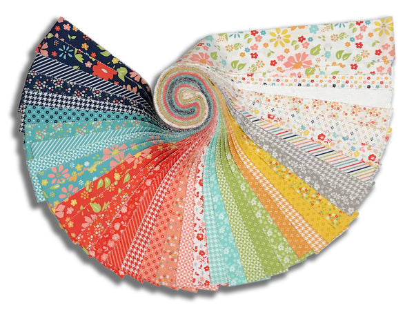 Moda Pre-Cut 40 Piece 2 1/2" Strips Jelly Roll - Delightfully Yours