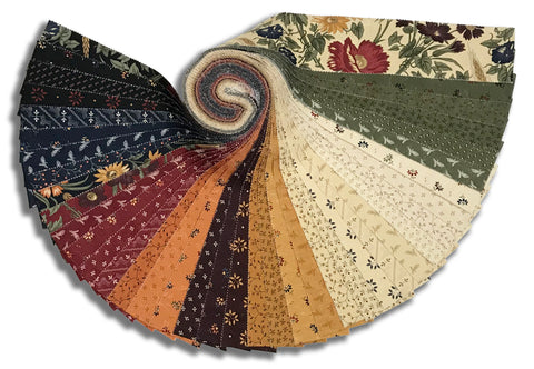 Moda Kansas Troubles Pre-Cut 40 Piece 2 1/2" Strips Jelly Roll - Wheatland