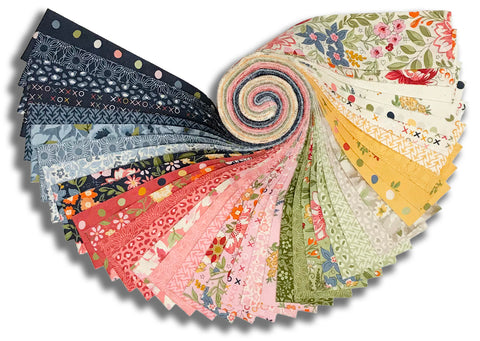 Moda Pre-Cut 40 Piece 2 1/2" Strips Jelly Roll - Fieldrush