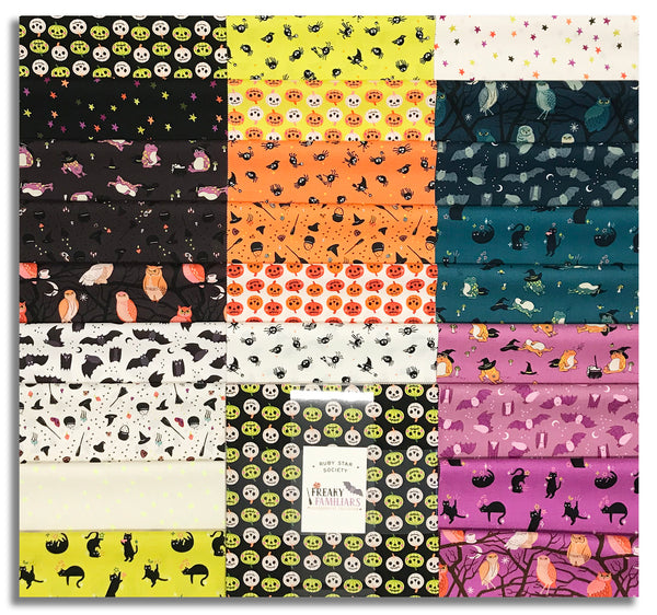 Moda Ruby Star Society Pre-Cut 42 Piece 10" Square Layer Cake - Freaky Familiars