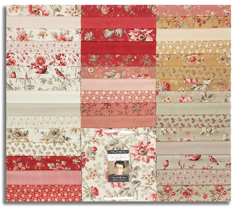 Moda - French General Pre-Cut 42 Piece 10" Square Layer Cake - Joie De Vivre