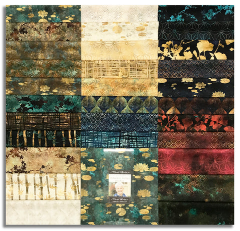 Moda Pre-Cut 42 Piece 10" Square Layer Cake - Tranquil Patina