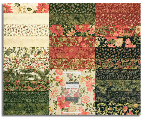 Moda Pre-Cut 42 Piece 10" Square Layer Cake -  Merry Manor