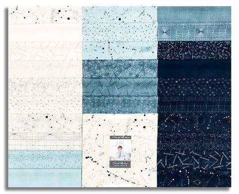 Moda Pre-Cut 42 Piece 10" Square Layer Cake - Data