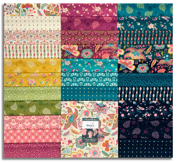 Moda Pre-Cut 42 Piece 10" Square Layer Cake - Sitara