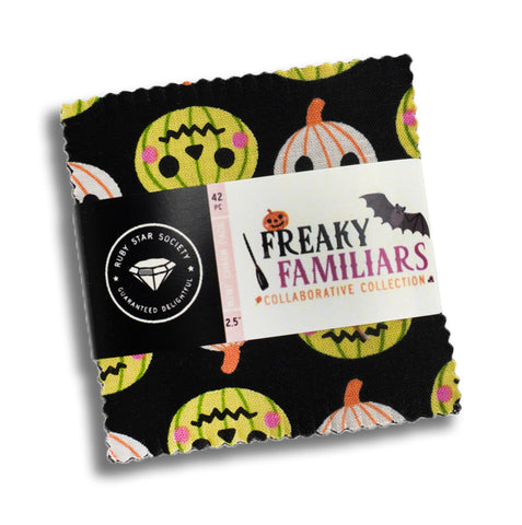 Moda Ruby Star Society Pre-Cut 42 Piece 2.5" Mini Charm Squares - Freaky Familiars