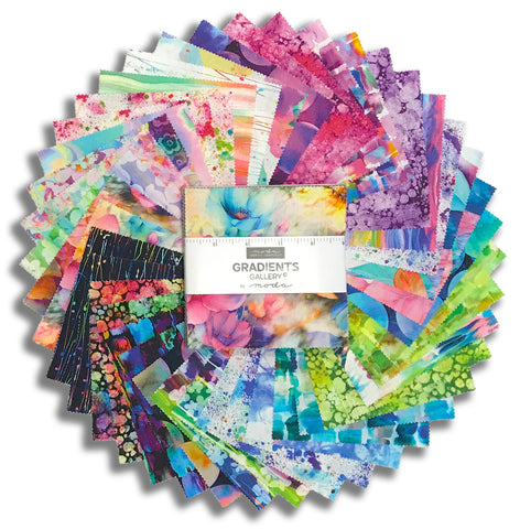 Moda Pre-Cut 42 Piece 5" Charm Squares - Gradients Gallery