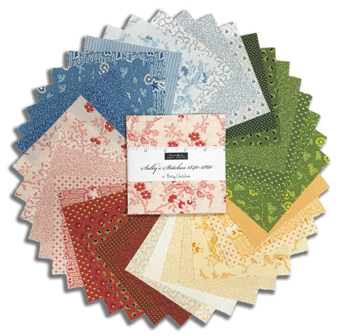 Moda Pre-Cut 42 Piece 5" Charm Squares - Sally's Stitches