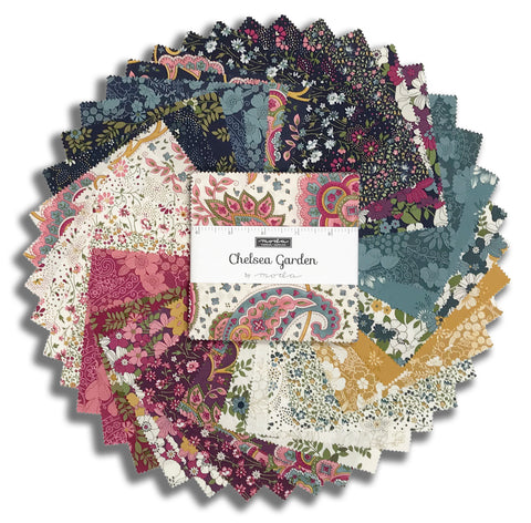 Moda Pre-Cut 42 Piece 5" Charm Squares - Chelsea Garden