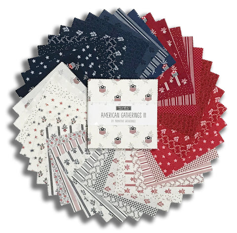 Moda Pre-Cut 42 Piece 5" Charm Squares - American Gatherings III