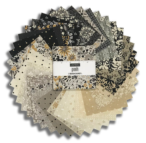 Moda Pre-Cut 42 Piece 5" Charm Squares - Posh