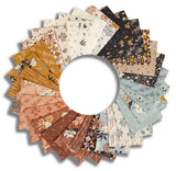 Moda Pre-Cut 32 Piece Fat Quarter Bundle With Two 24" PANELS - Wellspring