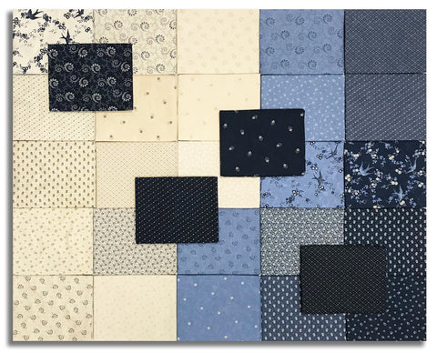 Moda Kansas Troubles Pre-Cut 29 Piece Fat Quarter Bundle - Bluebird's Nest