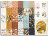 Moda Pre-Cut 32 Piece Fat Quarter Bundle With Two 24" PANELS - Wellspring