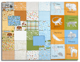 Moda Pre-Cut 27 Piece Fat Quarter Bundle With 36" PANEL - Animal Park Fun