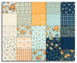 Moda Pre-Cut 26 Piece Fat Quarter Bundle With 24" PANEL - I Love Fall Most Of All