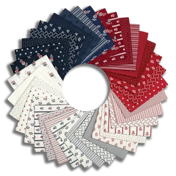 Moda Pre-Cut 37 Piece Fat Quarter Bundle - American Gatherings III