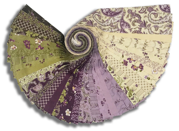 Moda Pre-Cut 40 Piece 2 1/2" Strips Jelly Roll - Collection For A Cause Essence